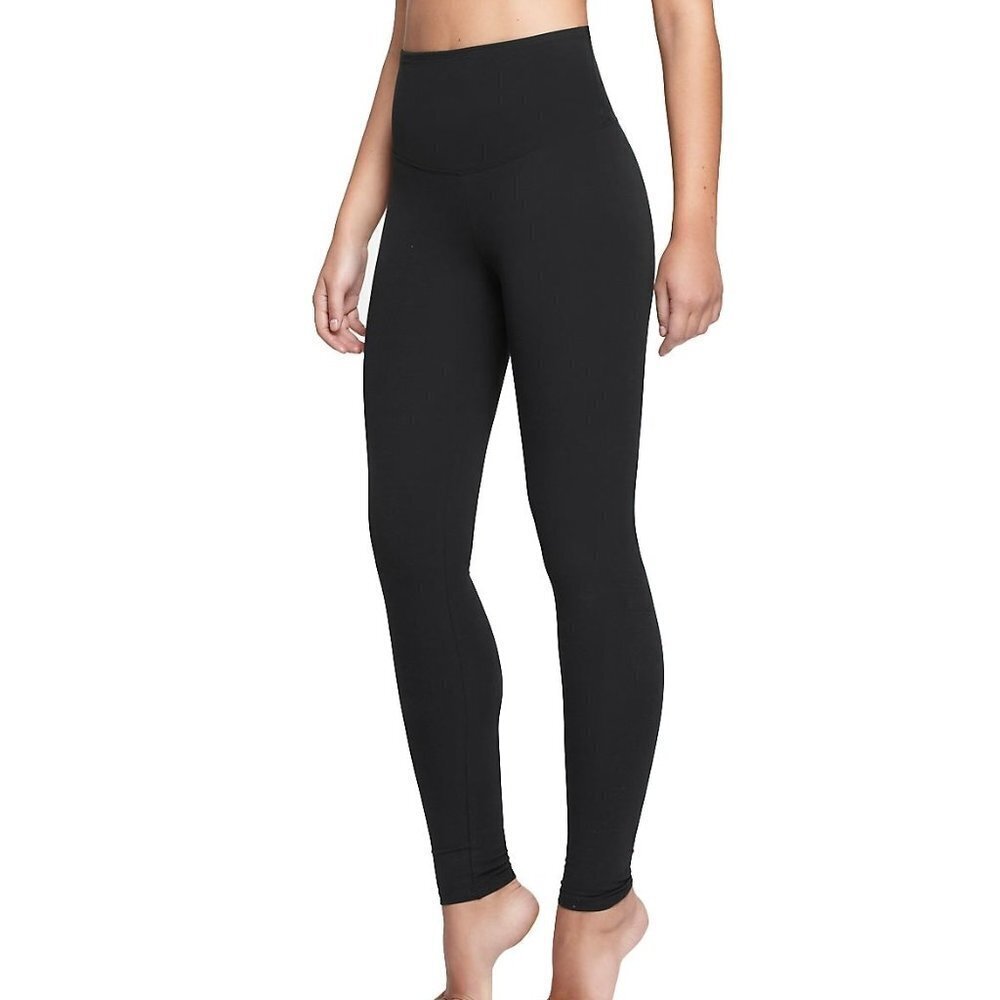 Yummie - Rachel Compact Stretch Cotton Leggings, Black, Small